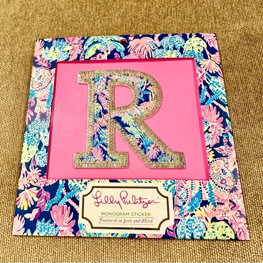 Lilly Pulitzer Monogram Sticker R - Picture 9 of 10